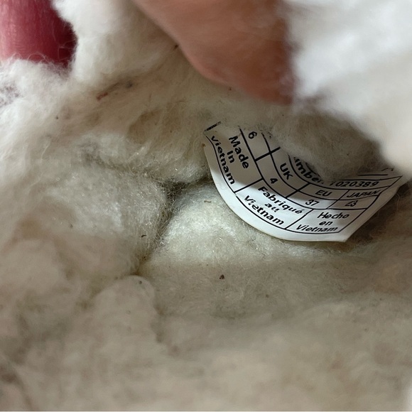 Koolaburra By Ugg Suede Moccasin Slippers Women 6 Chestnut Faux Shearling - Picture 6 of 6